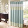 Faux Silk Shower Curtain
