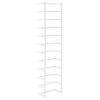 Towel Rack White 9.4"x4.7"x37.8" Steel
