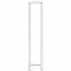 Towel Rack White 4.9"x4.9"x23.6" Steel