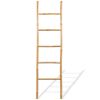 Towel Ladder with 5 Rungs Bamboo 59"