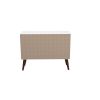 Manhattan Comfort Mid-Century- Modern Bromma 35.43" Sideboard 2.0 with 3 Shelves in White