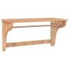 Towel Rack 23.6"x11.8"x13.8" Solid Wood Walnut