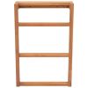 Towel Racks 2 pcs Solid Teak Wood