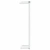 Towel Rack White 4.9"x4.9"x23.6" Steel