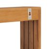 Wall-mounted Towel Rack 13.8"x7.9"x13.8" Solid Teak Wood