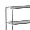 3-Tier Storage Rack over Laundry Machine Silver 27.2"x11"x66.5"