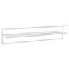 Towel Rack White 37.4"x9.8"x8.7" Iron