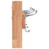 Wall Hanger 16.5"x3.3"x5.5" Solid Wood Walnut