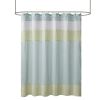 Faux Silk Shower Curtain
