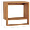 Wall-mounted Towel Rack 13.8"x7.9"x13.8" Solid Teak Wood
