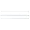 Towel Rack White 37.4"x9.8"x8.7" Iron
