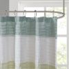 Faux Silk Shower Curtain