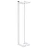 Towel Rack White 4.9"x4.9"x23.6" Steel