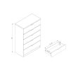 ID USA K16005 Utility Cabinet Mahogany