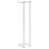 Towel Rack White 4.9"x4.9"x23.6" Steel