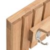 Wall Hanger 16.5"x3.3"x5.5" Solid Wood Walnut
