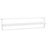Towel Rack White 37.4"x9.8"x8.7" Iron