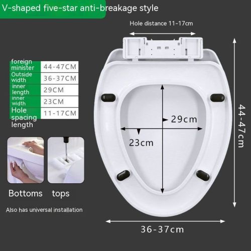 Toilet Lid Universal Household Toilet Lid