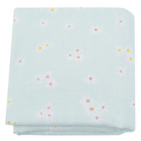 Summer Baby Blanket Bamboo Cotton Gauze Bath Towel (Option: Fresh Daisy-120x120)