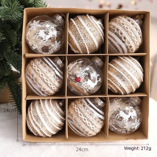 Christmas Ball Decorations Colorful Solid Color Sequined Tree Pendant Christmas Ball Decorations Colorful Solid Color Sequined Tree Pendant