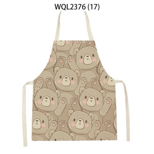 Anti-fouling Cartoon Apron Kitchen Printing Sleeveless Blouse Anti-fouling Cartoon Apron Kitchen Printing Sleeveless Blouse
