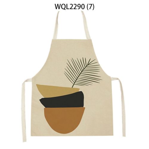 Simple Fabric Apron Kitchen Antifouling Work Clothes Simple Fabric Apron Kitchen Antifouling Work Clothes