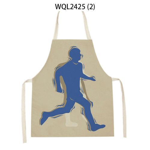 Simple Fabric Apron Kitchen Antifouling Work Clothes Simple Fabric Apron Kitchen Antifouling Work Clothes