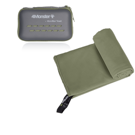 Camping Towels Super Absorbent; Fast Drying Microfiber Travel Towel; Ultra Soft Compact Gym Towel ; Sport Towel (Color: Army Green)