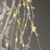 Glowing White Tree with Fairy Lights 4ft 150 LED Lights for Halloween Christmas Home Holiday Decoration