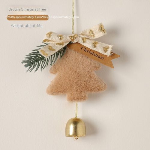Nordic Style Christmas Decoration Pendant Vehicle Bell