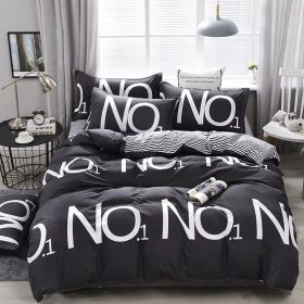 Bedding Four-piece Set Bed Sheet Quilt Cover (Option: NO1-220x240 4 Set)