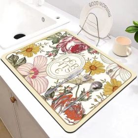 Kitchen Household Dining Table Table Wash-free Mat (Option: Hoonroen Buddha Dawn-4060cm)